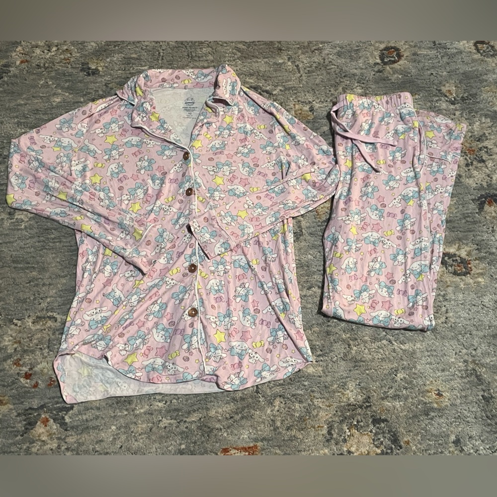 Posh Peanut Cinnamoroll Sanrio Bamboo pajama set xs
